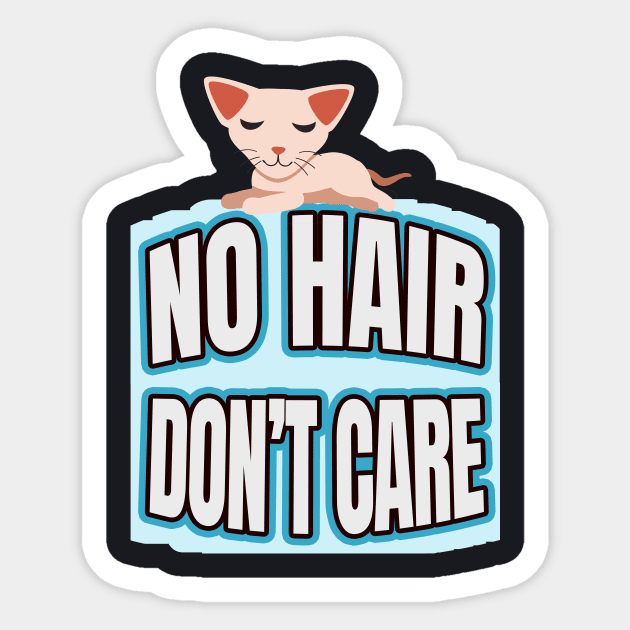 Sphinx Cat Saying Sticker by Foxxy Merch